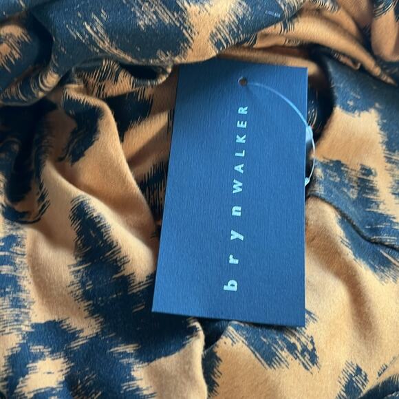 Bryn Walker Jersey Floral Wide Waistband A-Line Hem Pull-On Skirt XXS - Picture 6 of 6